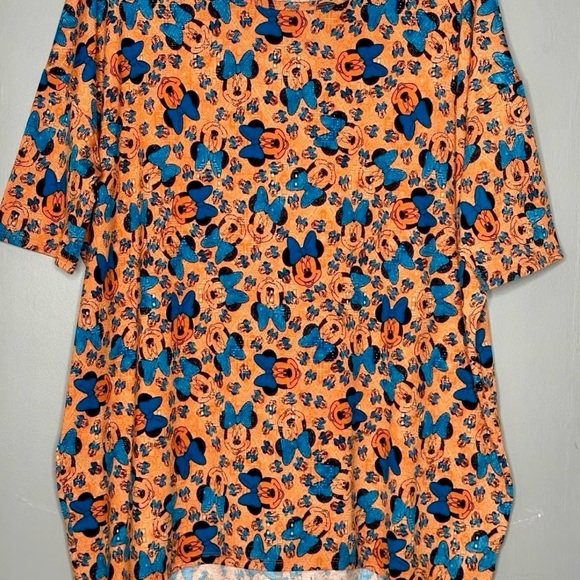 LuLaRoe Irma Minnie Mouse Top XXS - Picture 1 of 3